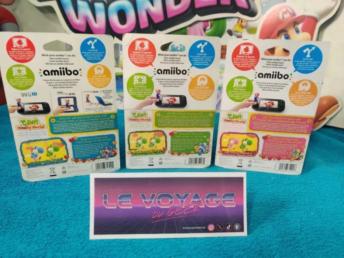 Nintendo Amiibo trilogie Yoshi laine - photo numéro 2