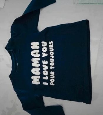 Tee shirt manche longue gémo