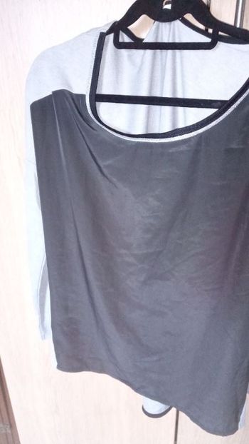 Blouse Bi matière