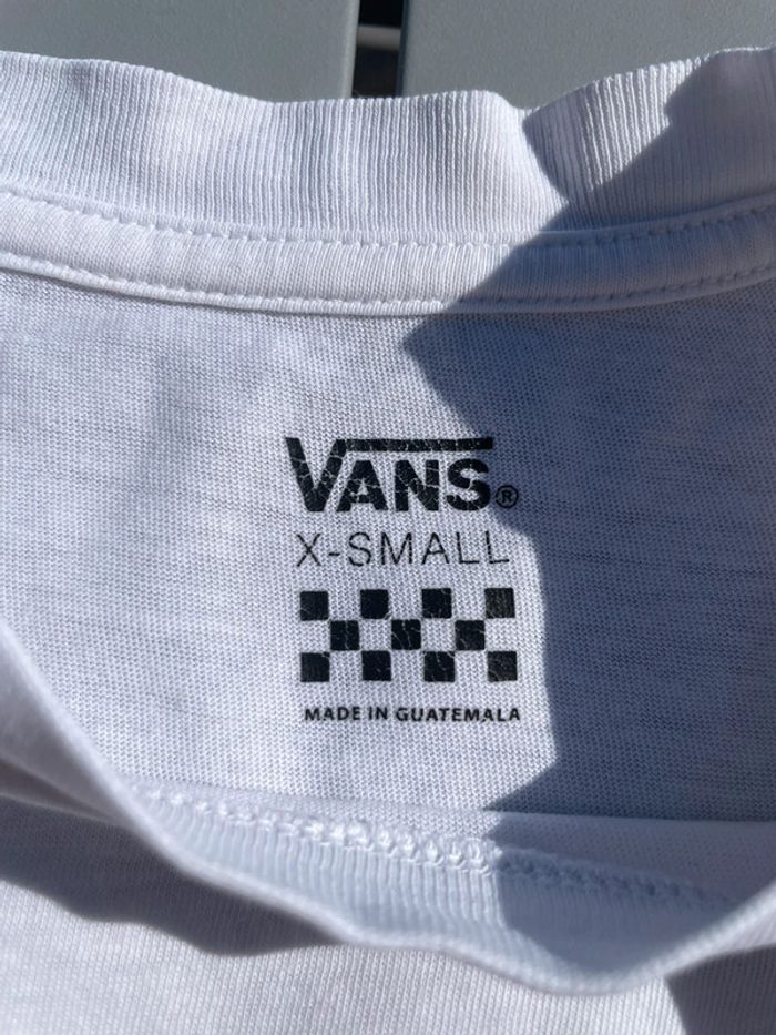 Tee-shirt blanc Vans - photo numéro 3