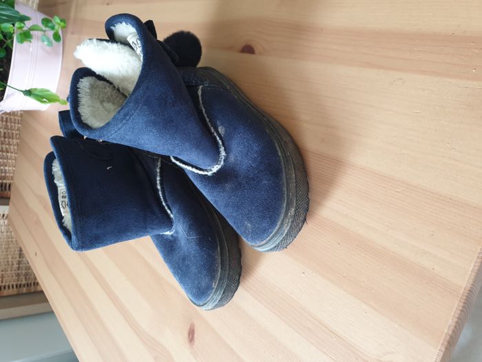 Bottines fourrées bleues - Taille 25