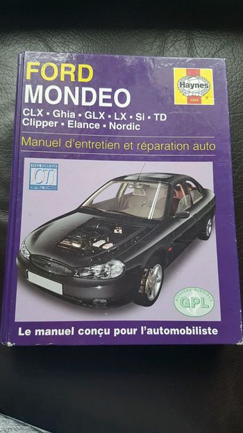 Livre manuel entretien voiture Ford Mondeo