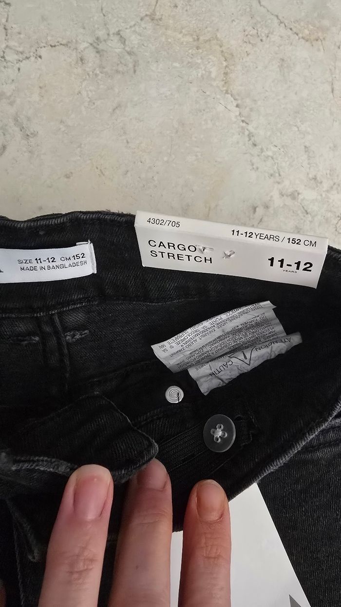 (Neuf non porté) 🏷😍🥰 superbe jeans cargo 12 ans fille 🥰😍 - photo numéro 5