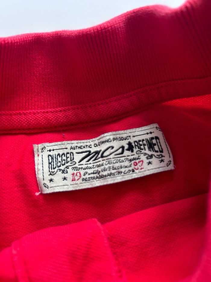 Polo rouge MCSapparel taille XXL excellent état - photo numéro 4