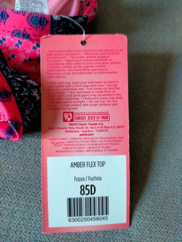 Haut de bikini imprimé bohème – Her Body – Taille 85D - photo numéro 5