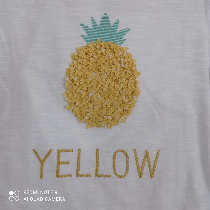 T-shirt blanc ananas 3ans - photo numéro 2