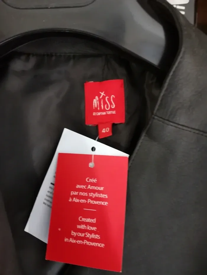 Manteau/ veste en cuir miss Captain - photo numéro 9
