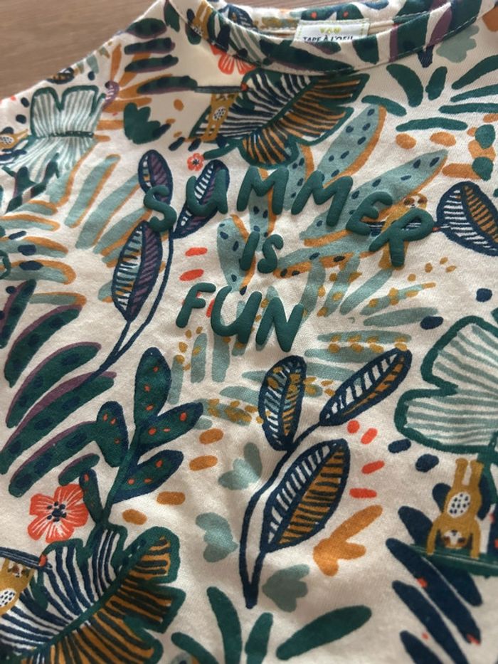 T Shirt Jungle « Summer is fun » - photo numéro 2