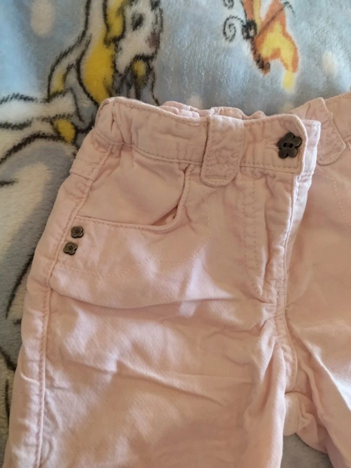 Pantalon fleurs Vertbaudet 24 mois - photo numéro 2