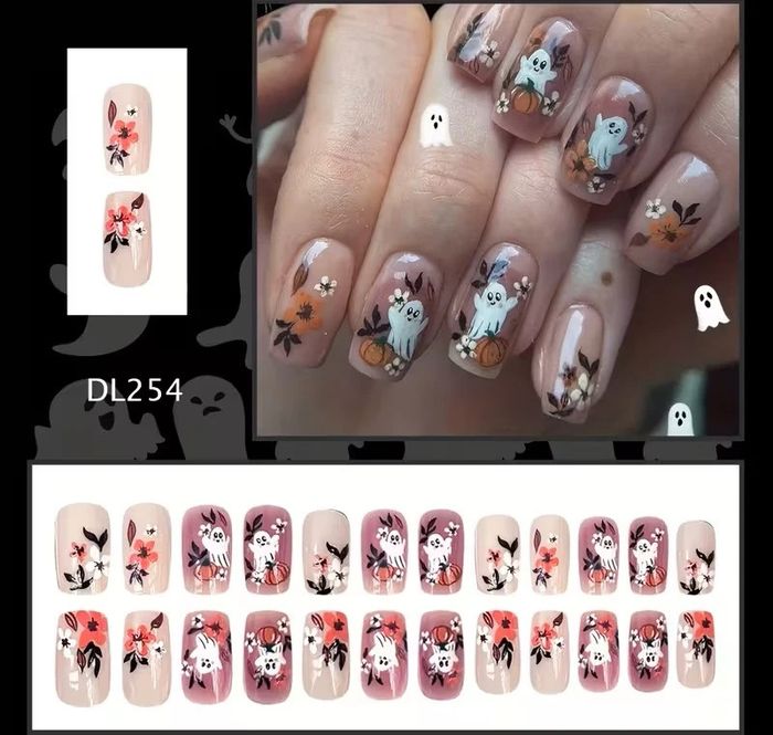 🧙 Faux ongles Magiques Halloween – 24 pièces pour un look ensorcelant ! 🎃💅 - photo numéro 2