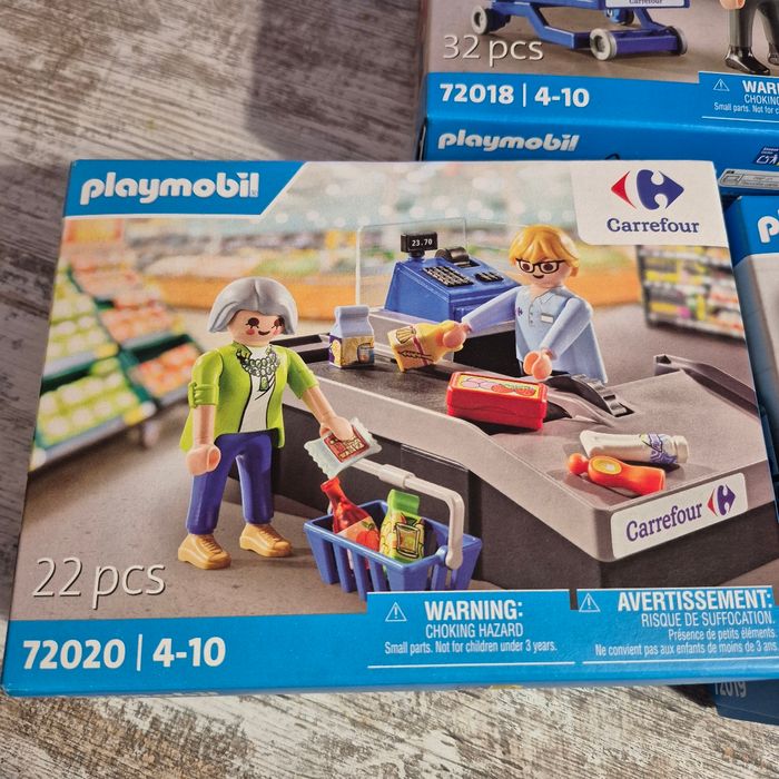 Lot de 3 playmobil carrefour neuf - photo numéro 2
