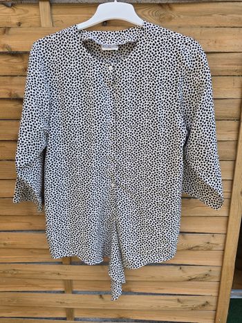 Chemisier imprimé 🍒vintage 80 made in englend🍒taille 42