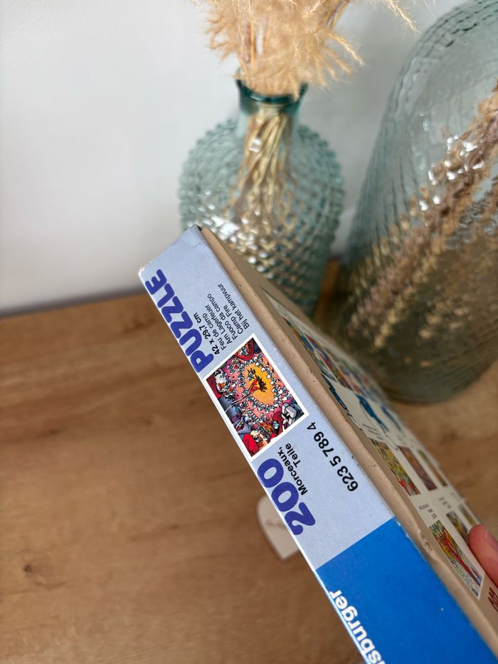 Puzzle 200 pieces schtroumpfs feu de camps - photo numéro 4