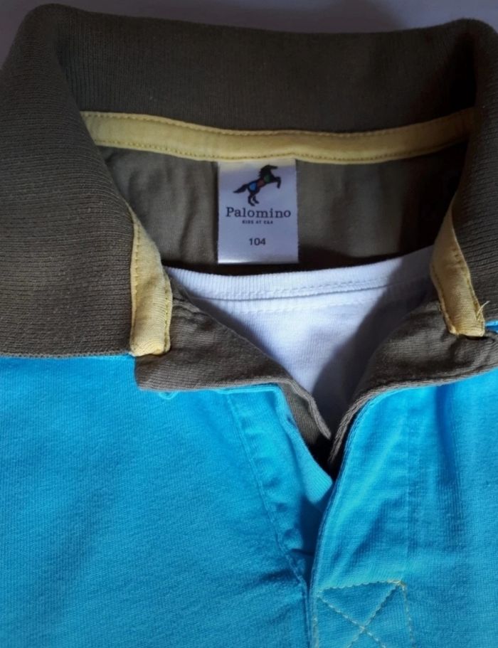 🌴 Superbe polo turquoise (4-5 ans)🌴 - photo numéro 3