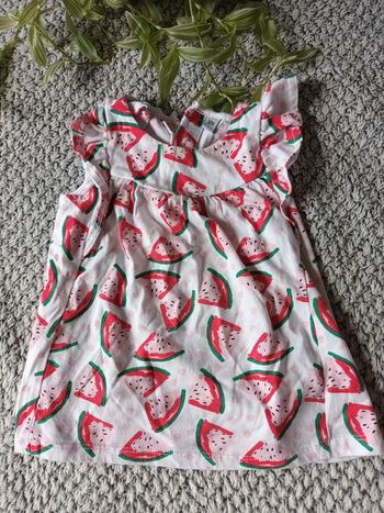 Robe pastèque 18 mois