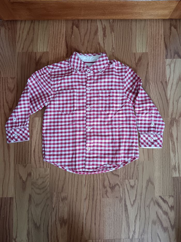 Chemise flanelle 4 ans Château de Sable
