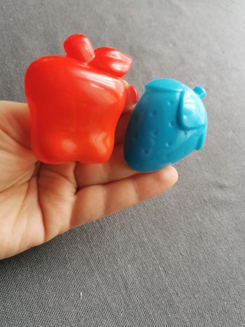 Paire de moules fruits jouets