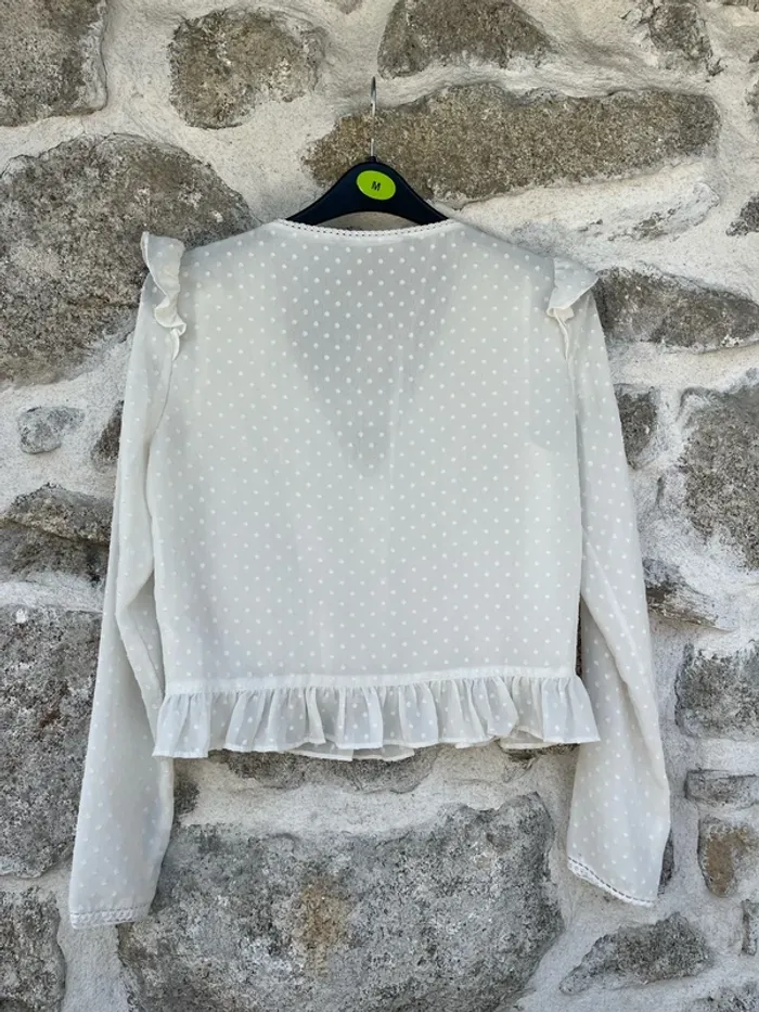 Blouse à pois blancs Zara - photo numéro 6