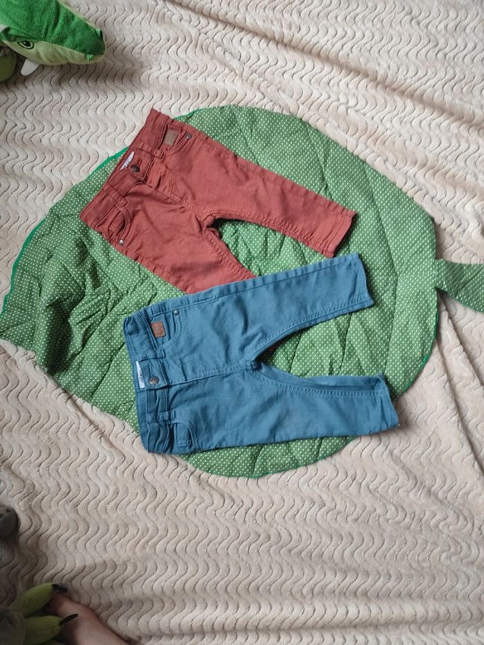 2 pantalons Gémo 9 mois