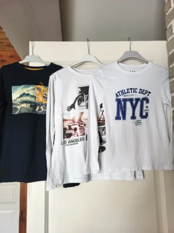 Lot de 3 t-shirt à manches longues- Kiabi / La Halle