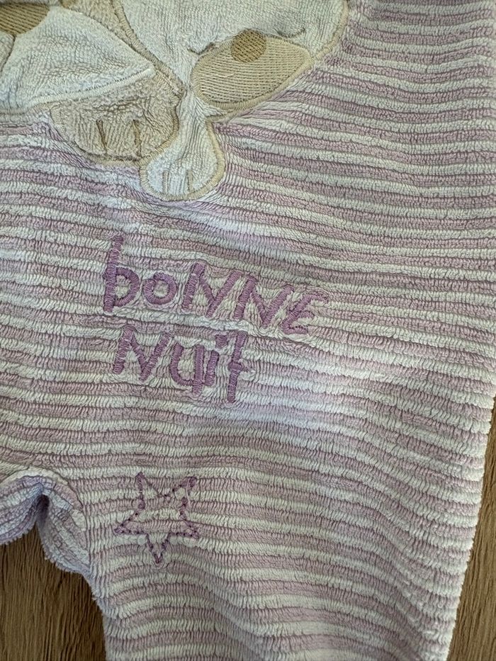 Pyjama violet gemo taille 1 mois - photo numéro 2
