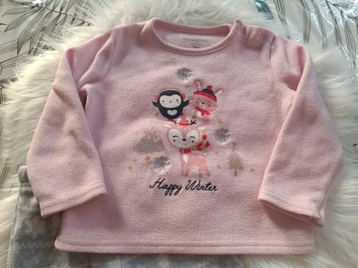 Pyjama polaire bébé fille - photo numéro 2