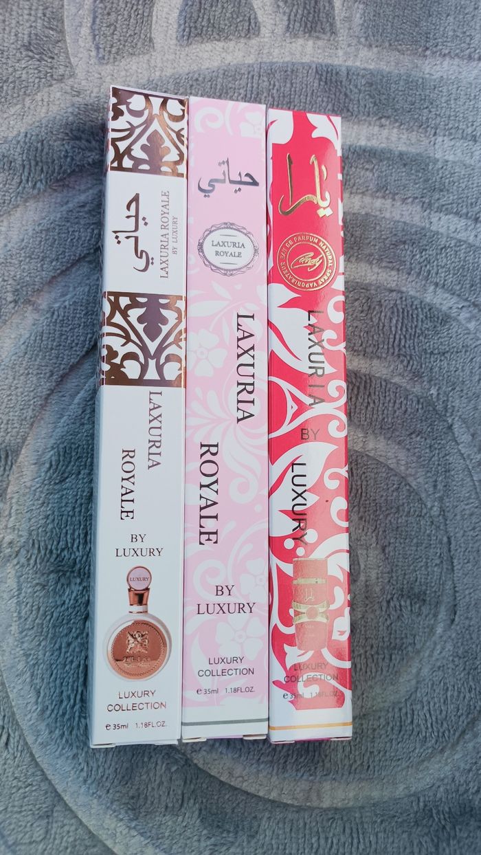 3 parfums femme 35ml Luxury – Yara, Yara Candy & Fakhar – inspirations Lattafa, longue tenue 💖