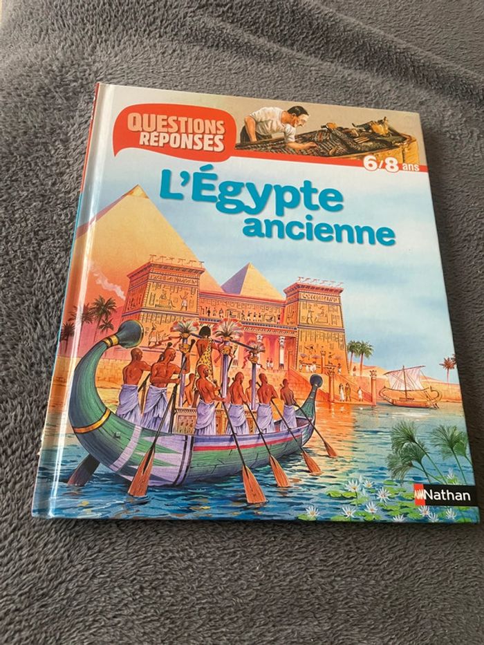 livre questions réponses L’Egypte ancienne 6/8 ans