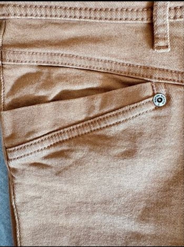 Pantalon Chino/Jean Confort Mat de Misaine T.46 Couleur Caramel Ocre - photo numéro 6