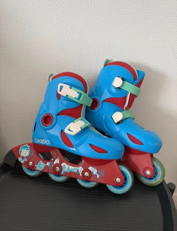 Roller enfant Oxelo avec sac