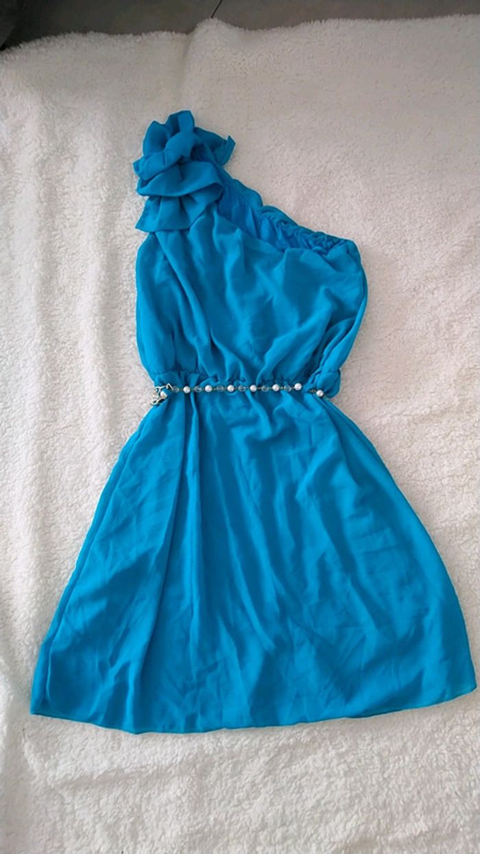 Robe turquoise