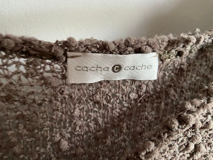 pull gris à sequins - photo numéro 2