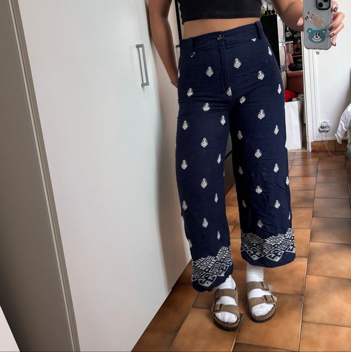 Pantalon Zara à motif