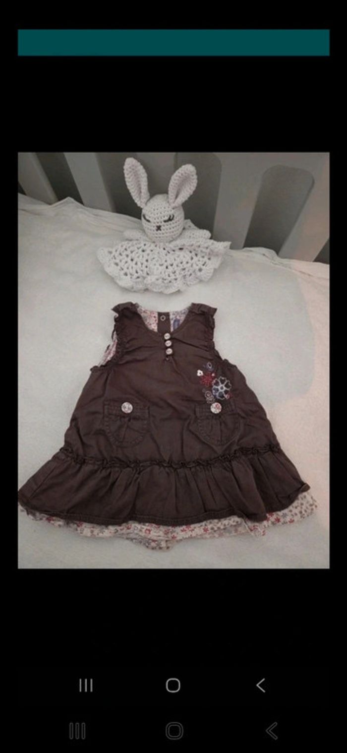 Robe 3 mois mini adelie