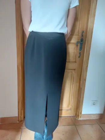 Jupe longue noire femme