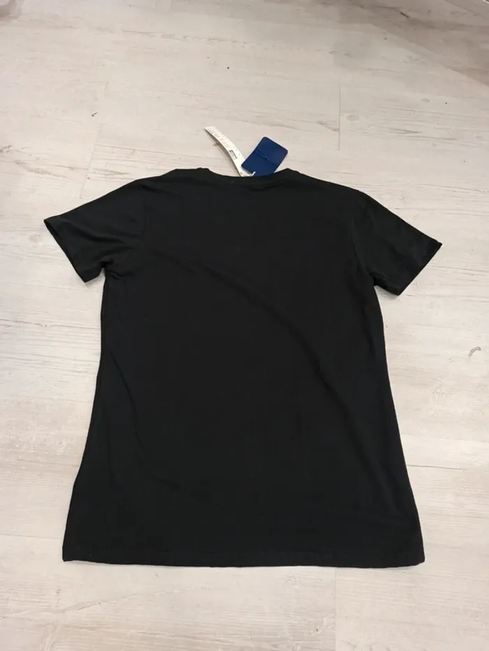 Tee shirt noir flocage homme - photo numéro 3