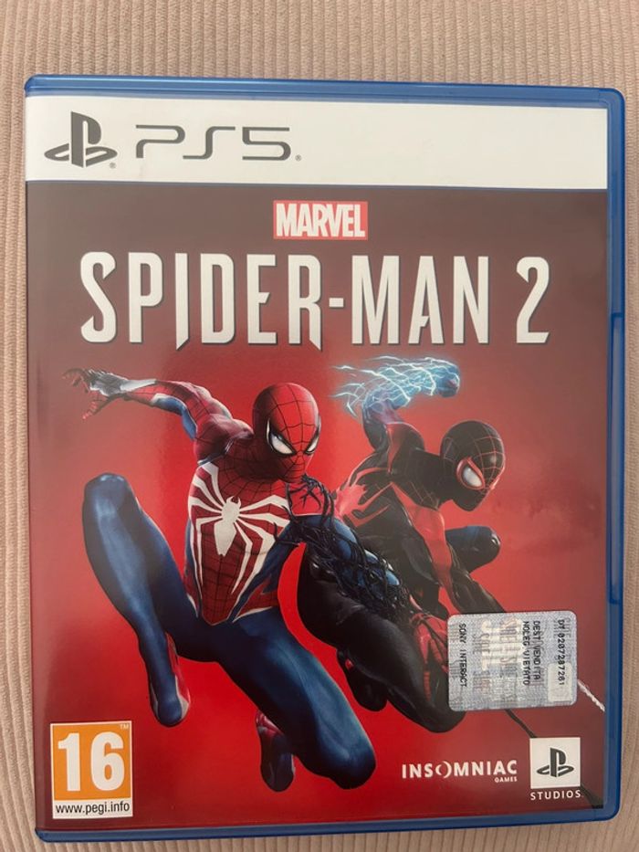 Spider-Man PS5 – Jaquette IT, version française incluse – Très bon état