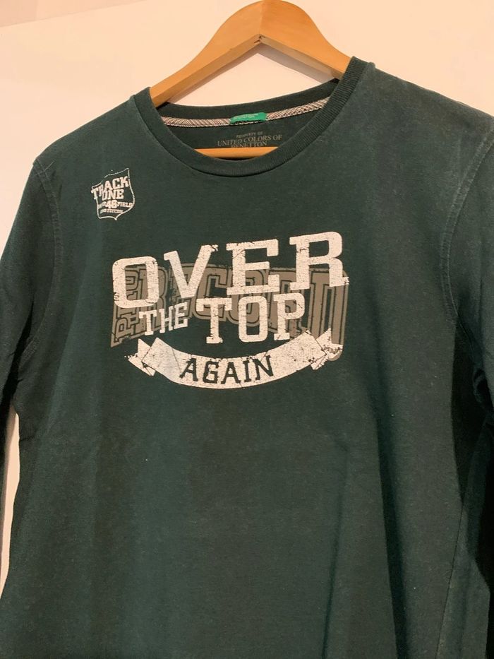 T-shirt manches longues vert foncé