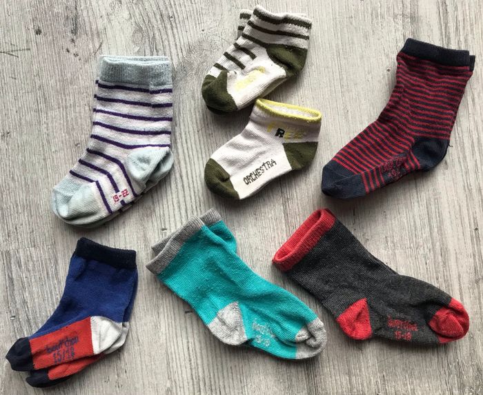 Lot 7 paires de chaussettes 18/20