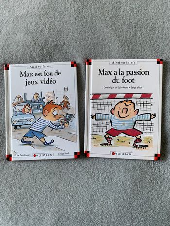 Lot de 2 livres Max & Lili