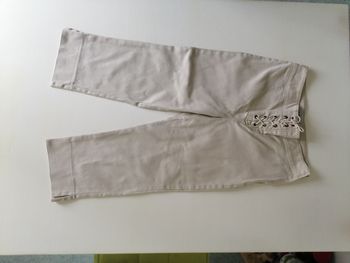 Pantalon fille beige