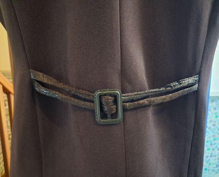 Gilet-boléro marron et imprimé reptile - photo numéro 6