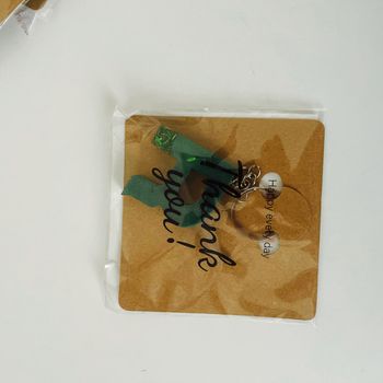 Porte clés lettres résine