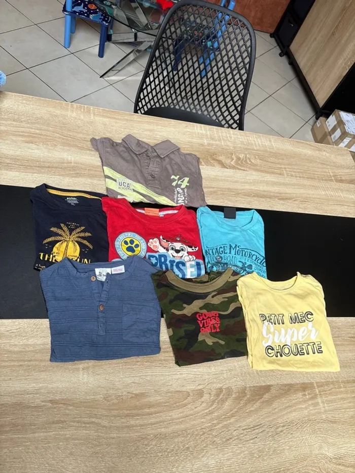 Lot t shirt 3 ans