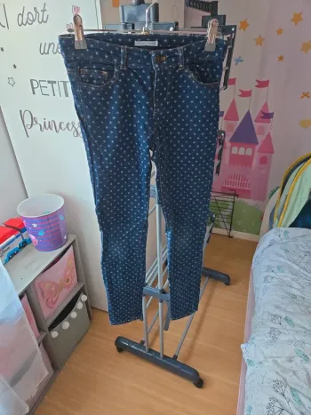 Jean fille monoprix taille 10 ans
