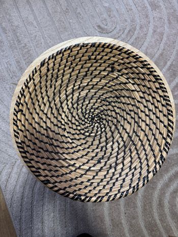 Corbeille tressée