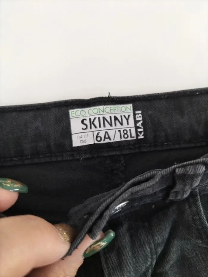 Jean skinny bande sur les coté - photo numéro 4