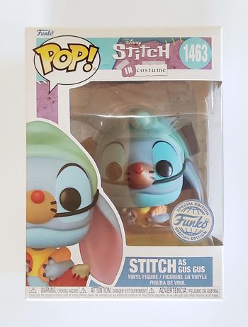 Funko POP Stitch as Gus Gus #1463 Exclusive - Disney - Figurine Vinyle
