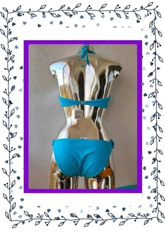 Maillot bleu turquoise - photo numéro 4