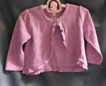 Gilet rose pailleté esprit